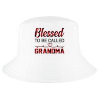 Blessed To Be Called Grandma Red Plaid Mother's Day Cool Comfort Performance Bucket Hat