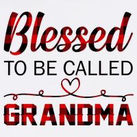 Blessed To Be Called Grandma Red Plaid Mother's Day Mug