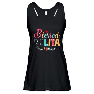 Blessed To Be Called Lita MotherS Day Ladies Essential Flowy Tank