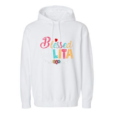 Blessed To Be Called Lita MotherS Day Garment-Dyed Fleece Hoodie