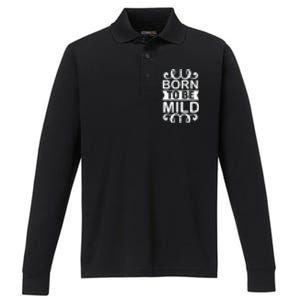 Born To Be Mild Performance Long Sleeve Polo