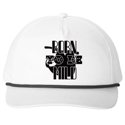 Born To Be Mild Snapback Five-Panel Rope Hat