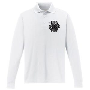 Born To Be Mild Performance Long Sleeve Polo