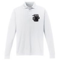 Born To Be Mild Performance Long Sleeve Polo