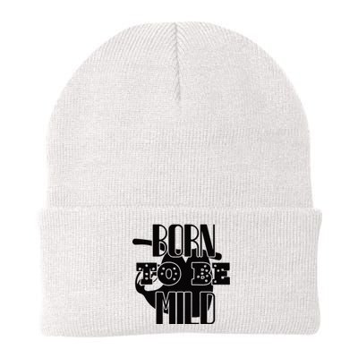 Born To Be Mild Knit Cap Winter Beanie