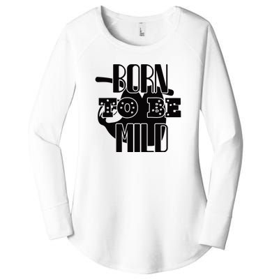 Born To Be Mild Women's Perfect Tri Tunic Long Sleeve Shirt