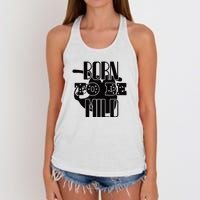 Born To Be Mild Women's Knotted Racerback Tank