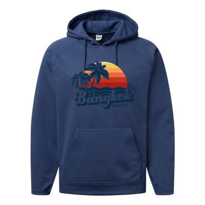 Bangkok Thailand Performance Fleece Hoodie