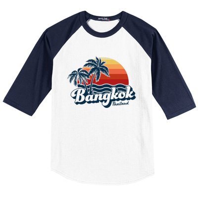 Bangkok Thailand Baseball Sleeve Shirt