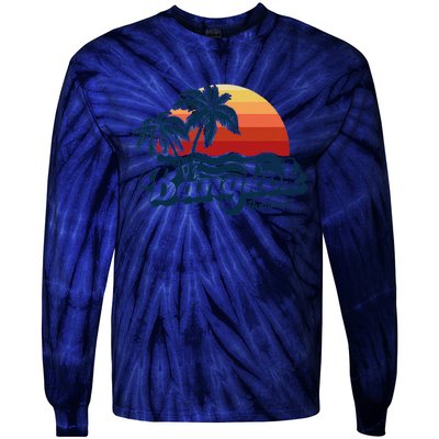 Bangkok Thailand Tie-Dye Long Sleeve Shirt