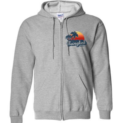 Bangkok Thailand Full Zip Hoodie