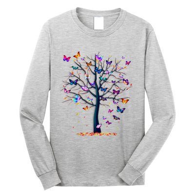 Butterfly Tree Beautiful Long Sleeve Shirt