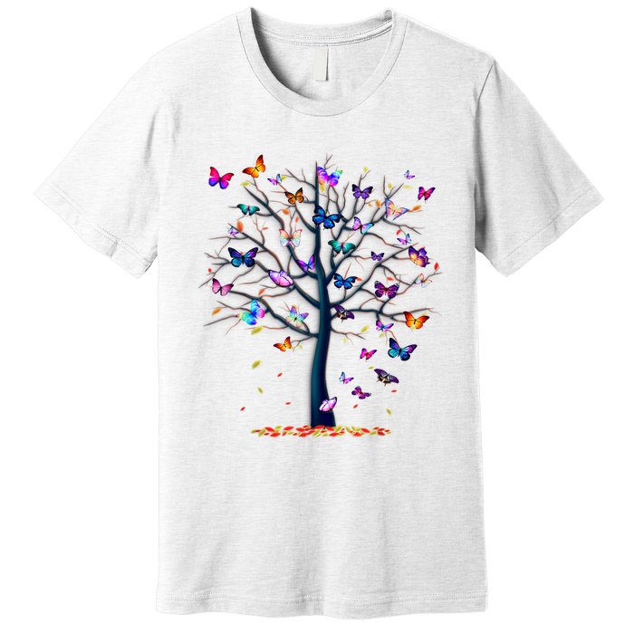 Butterfly Tree Beautiful Premium T-Shirt