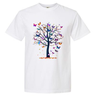 Butterfly Tree Beautiful Garment-Dyed Heavyweight T-Shirt