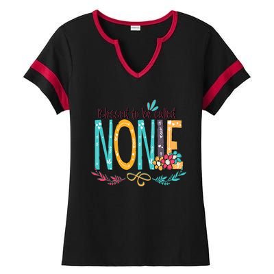 Blessed To Be Called Nonie MotherS Day Ladies Halftime Notch Neck Tee