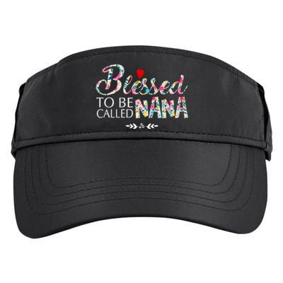 Blessed To Be Called Nana Mothers Day Adult Drive Performance Visor