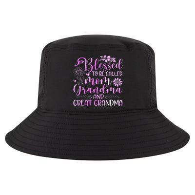 Blessed To Be Called Mom Grandma Cool Comfort Performance Bucket Hat