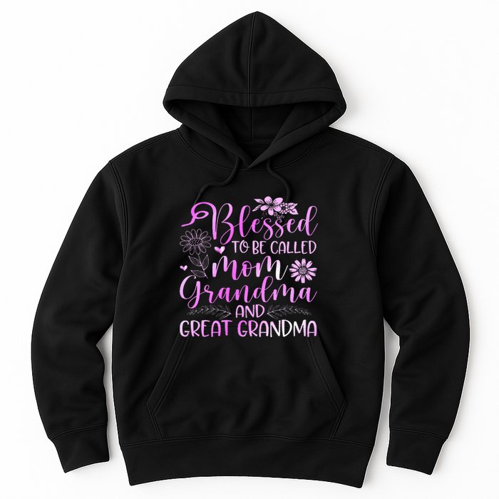 Blessed To Be Called Mom Grandma Hoodie