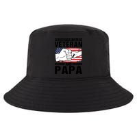 Blessed To Be Called Veteran And Papa Grandfather Gift Cool Comfort Performance Bucket Hat