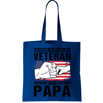 Blessed To Be Called Veteran And Papa Grandfather Gift Bag