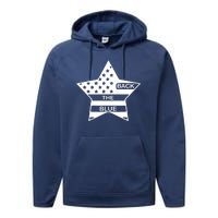 Back The Blue Performance Fleece Hoodie