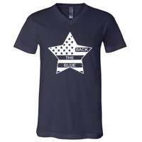 Back The Blue V-Neck T-Shirt