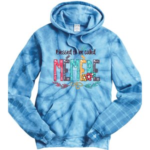 Blessed To Be Called Memere MotherS Day Tie Dye Hoodie