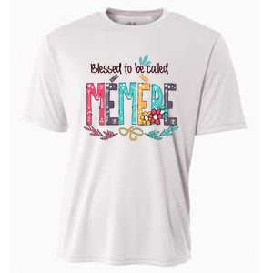 Blessed To Be Called Memere MotherS Day Cooling Performance Crew T-Shirt