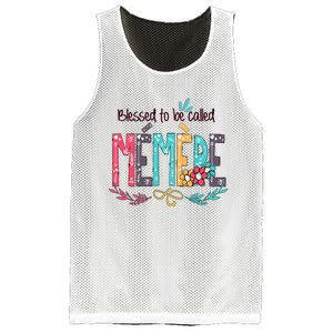 Blessed To Be Called Memere MotherS Day Mesh Reversible Basketball Jersey Tank