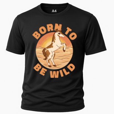 Born To Be Wild Horse Sunset Performance Shirt
