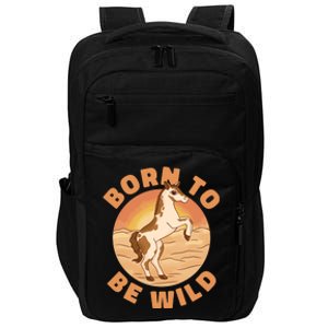 Born To Be Wild Horse Sunset Impact Tech Backpack