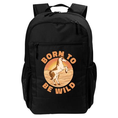 Born To Be Wild Horse Sunset Backpack