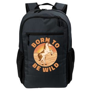 Born To Be Wild Horse Sunset Daily Commute Backpack