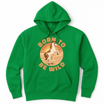 Born To Be Wild Horse Sunset Hoodie