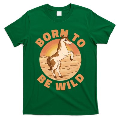 Born To Be Wild Horse Sunset T-Shirt