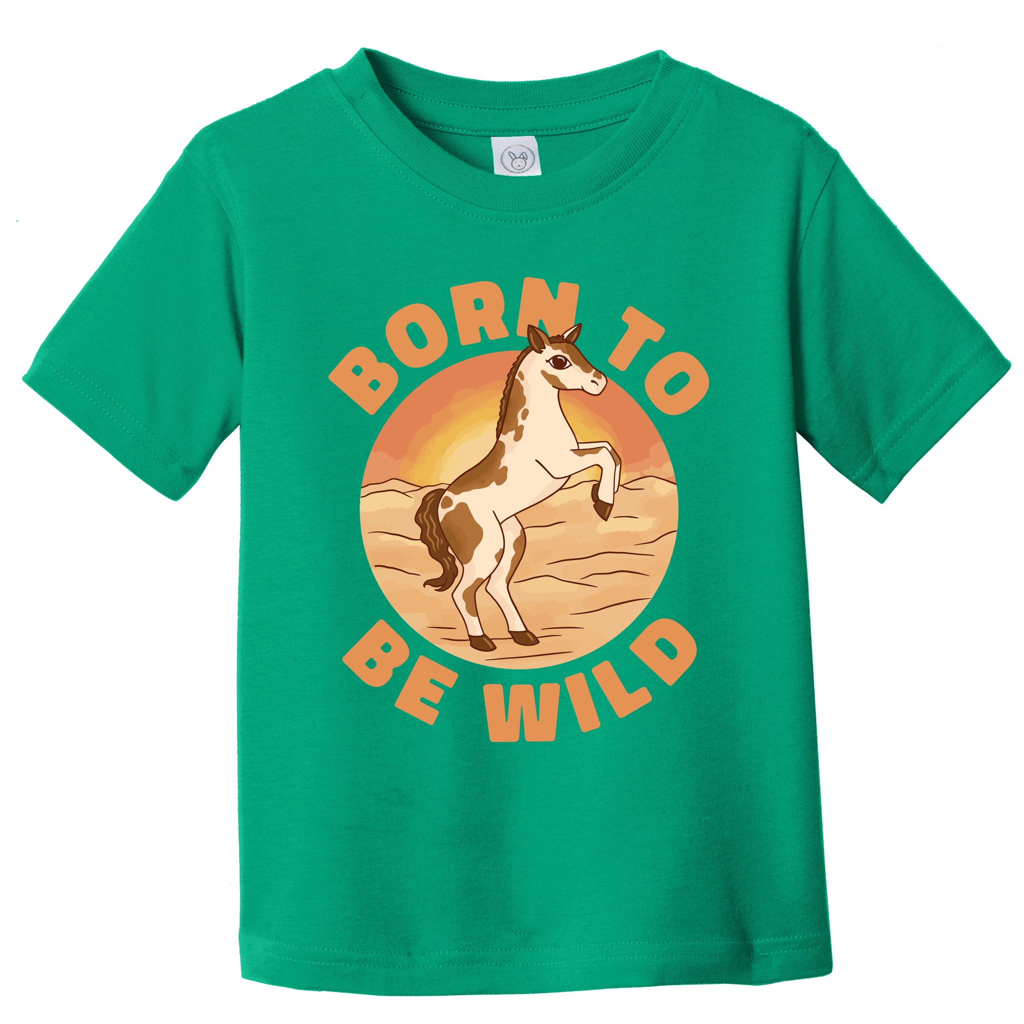 Born To Be Wild Horse Sunset Toddler T-Shirt
