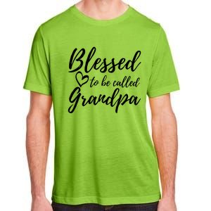 Blessed To Be Called Grandpa Gift Christmas Papa Gift Adult ChromaSoft Performance T-Shirt