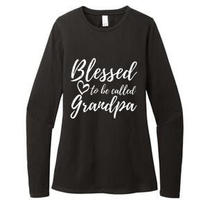 Blessed To Be Called Grandpa Gift Christmas Papa Gift Womens CVC Long Sleeve Shirt