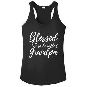 Blessed To Be Called Grandpa Gift Christmas Papa Gift Ladies PosiCharge Competitor Racerback Tank