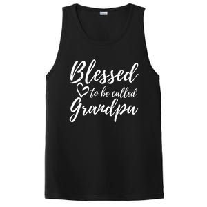 Blessed To Be Called Grandpa Gift Christmas Papa Gift PosiCharge Competitor Tank