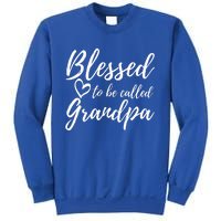 Blessed To Be Called Grandpa Gift Christmas Papa Gift Sweatshirt