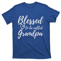 Blessed To Be Called Grandpa Gift Christmas Papa Gift T-Shirt