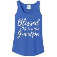 Blessed To Be Called Grandpa Gift Christmas Papa Gift Ladies Essential Tank