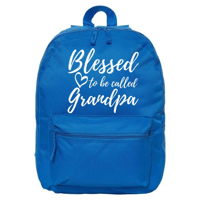 Blessed To Be Called Grandpa Gift Christmas Papa Gift 16 in Basic Backpack