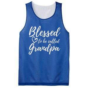 Blessed To Be Called Grandpa Gift Christmas Papa Gift Mesh Reversible Basketball Jersey Tank