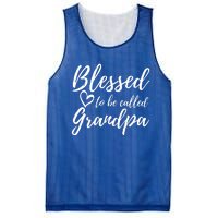 Blessed To Be Called Grandpa Gift Christmas Papa Gift Mesh Reversible Basketball Jersey Tank