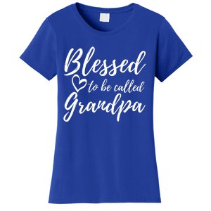 Blessed To Be Called Grandpa Gift Christmas Papa Gift Women's T-Shirt