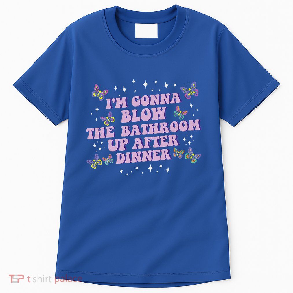 Blow The Bathroom Adult Humor Inappropriate Offensive Tall T-Shirt