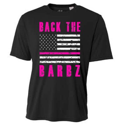 Back The Barbz Flag Love Barbs 4th Of July Cooling Performance Crew T-Shirt