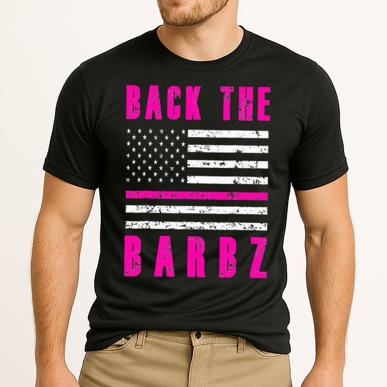 Back The Barbz Flag Love Barbs 4th Of July Cooling Performance Crew T-Shirt